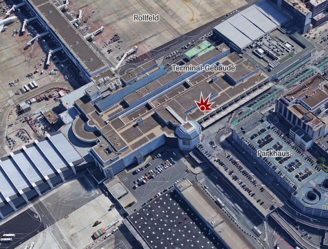 Flughafen Brüssel-Zaventem, Karte
